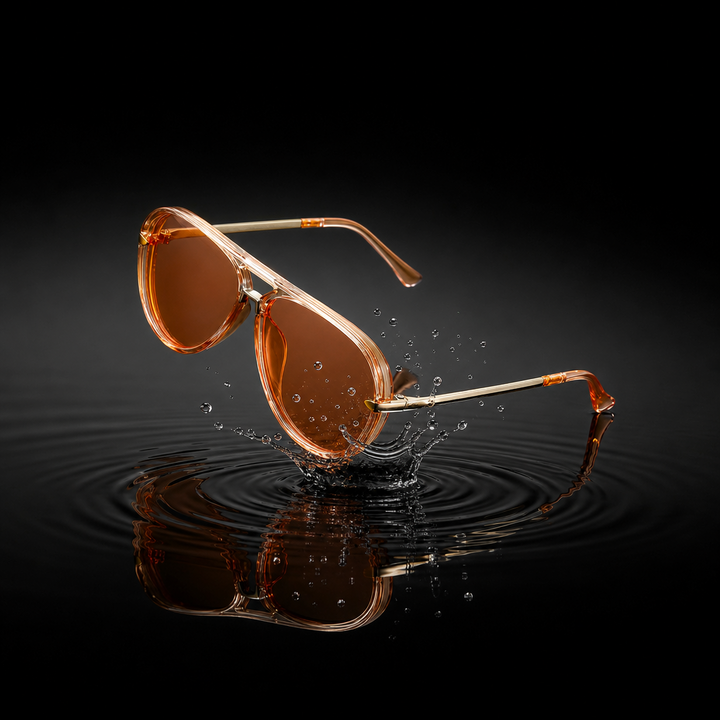 Unisex Aviator Sonnenbrille – UV400 Gläser Leichter Rahmen