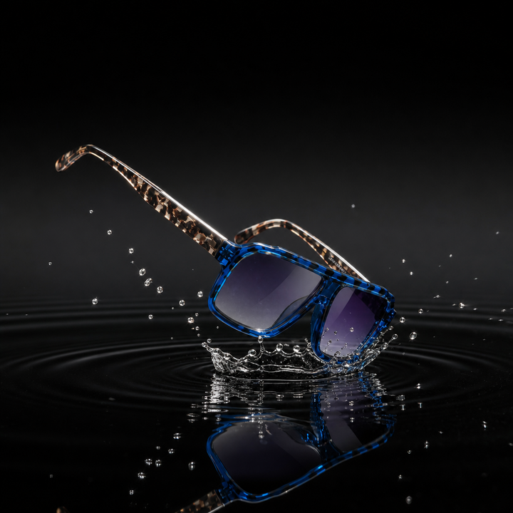 Occhiali da Sole Oversize Donna – Montature in Acetato Retrò UV400 Polarizzate