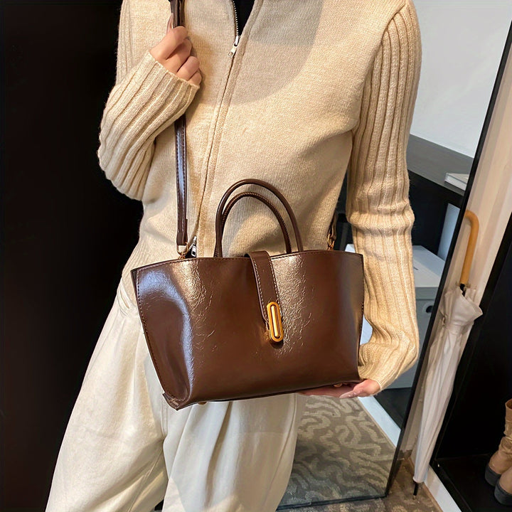 Borsa convertibile donna in pelle – Portabilità multipla strutturata