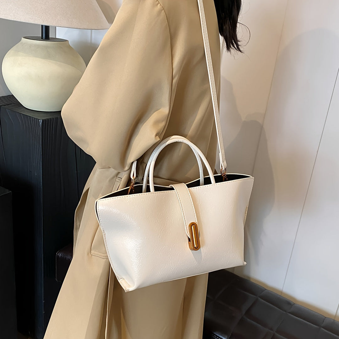 Borsa convertibile donna in pelle – Portabilità multipla strutturata
