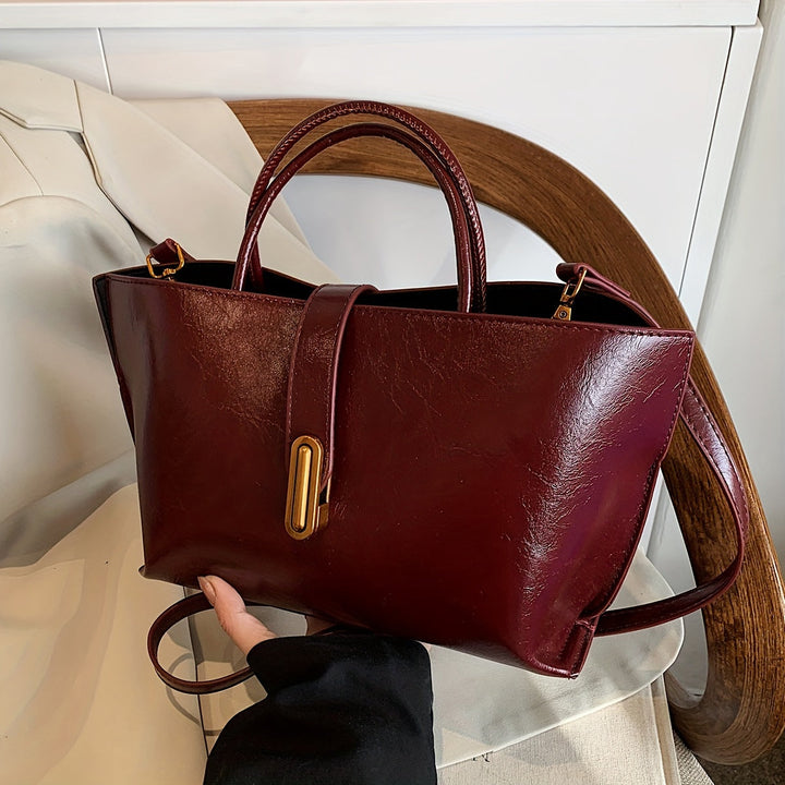 Borsa convertibile donna in pelle – Portabilità multipla strutturata