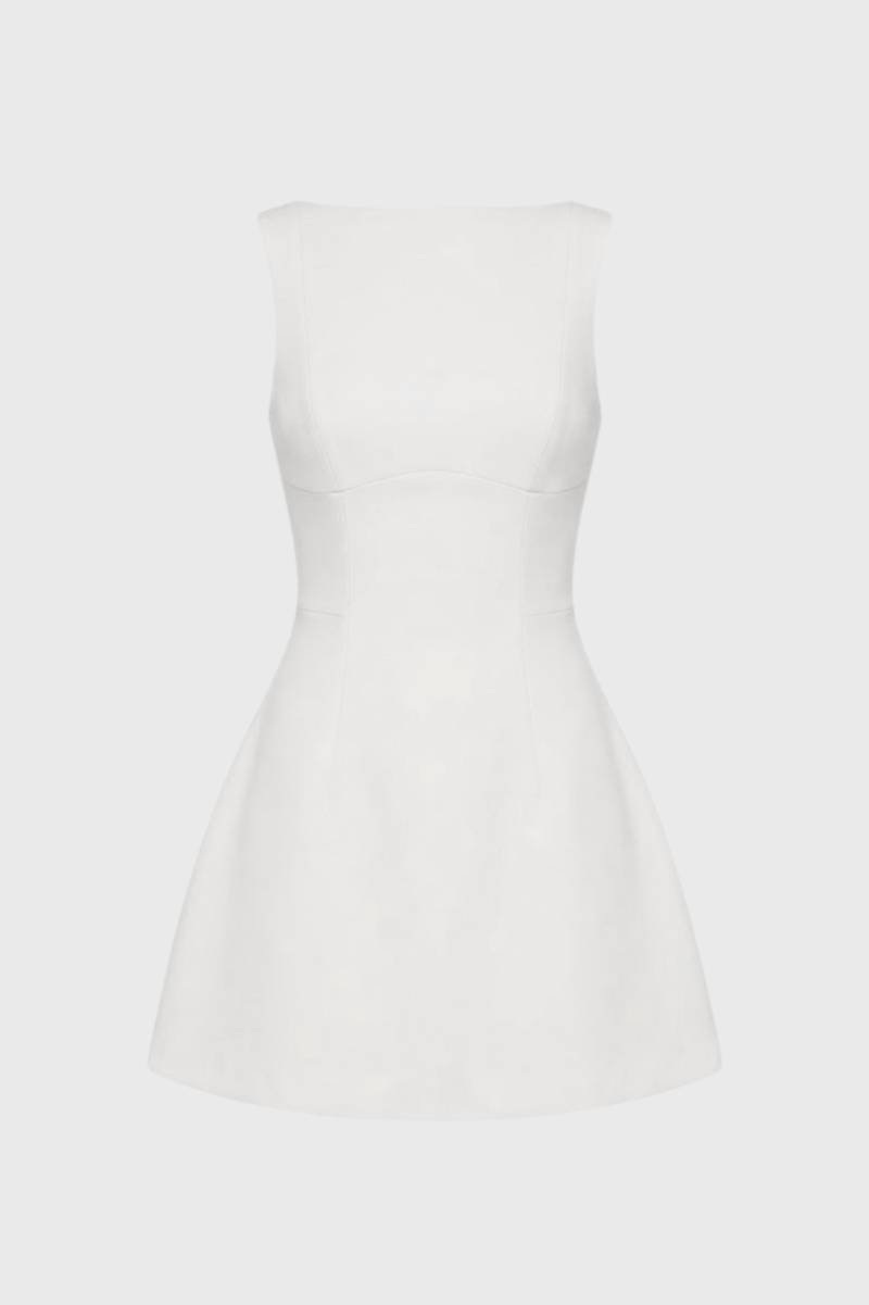 Robe Mini Femme Sans Manches Dos Nu – Coupe Moulante Élégante