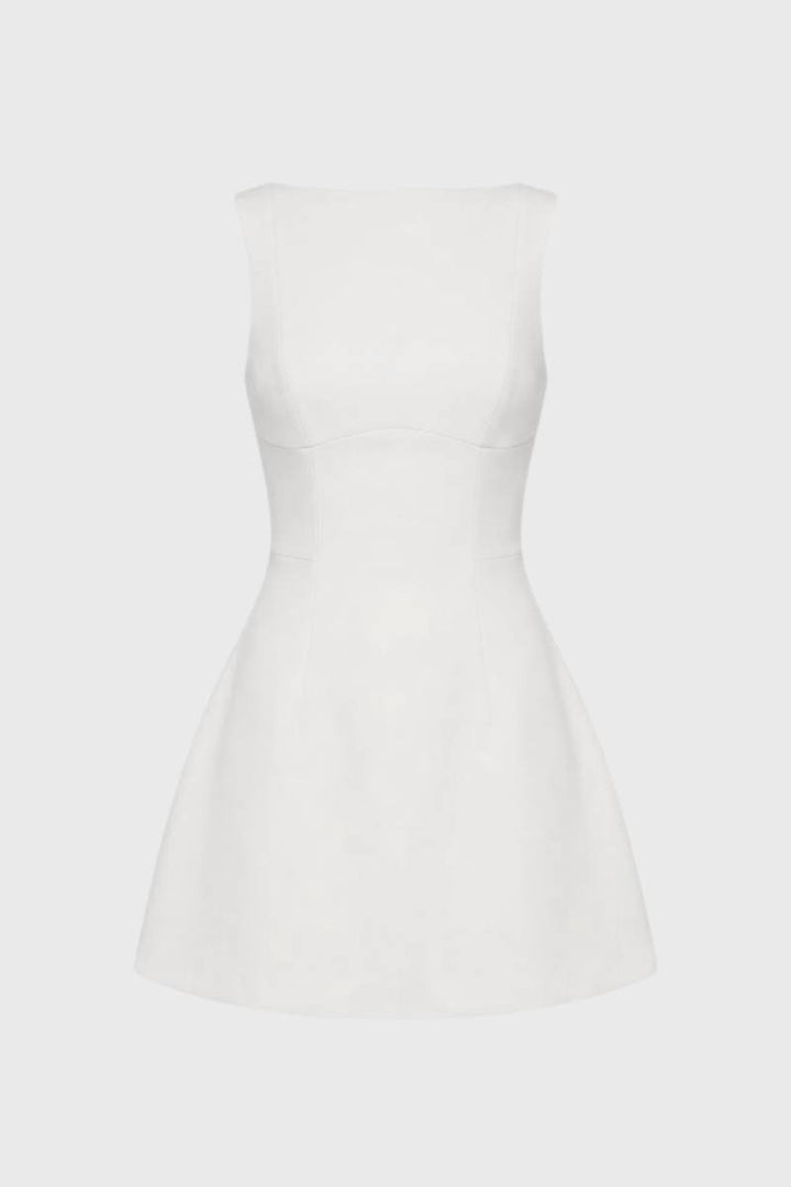 Robe Mini Femme Sans Manches Dos Nu – Coupe Moulante Élégante