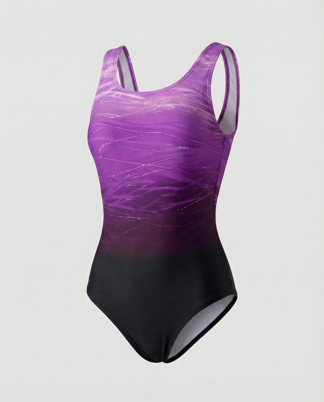 Damen Badeanzug Einteiler – schnelltrocknend, gekreuzter Rücken, figurbetonter Schnitt