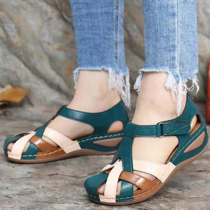 Sandales Femme Orthopédiques Vintage – Semelle Confort Légère