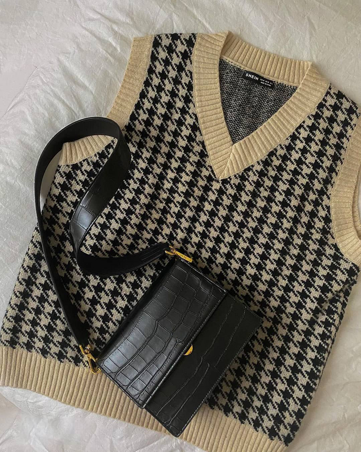 Borsa a mano donna strutturata effetto coccodrillo – Tracolla larga