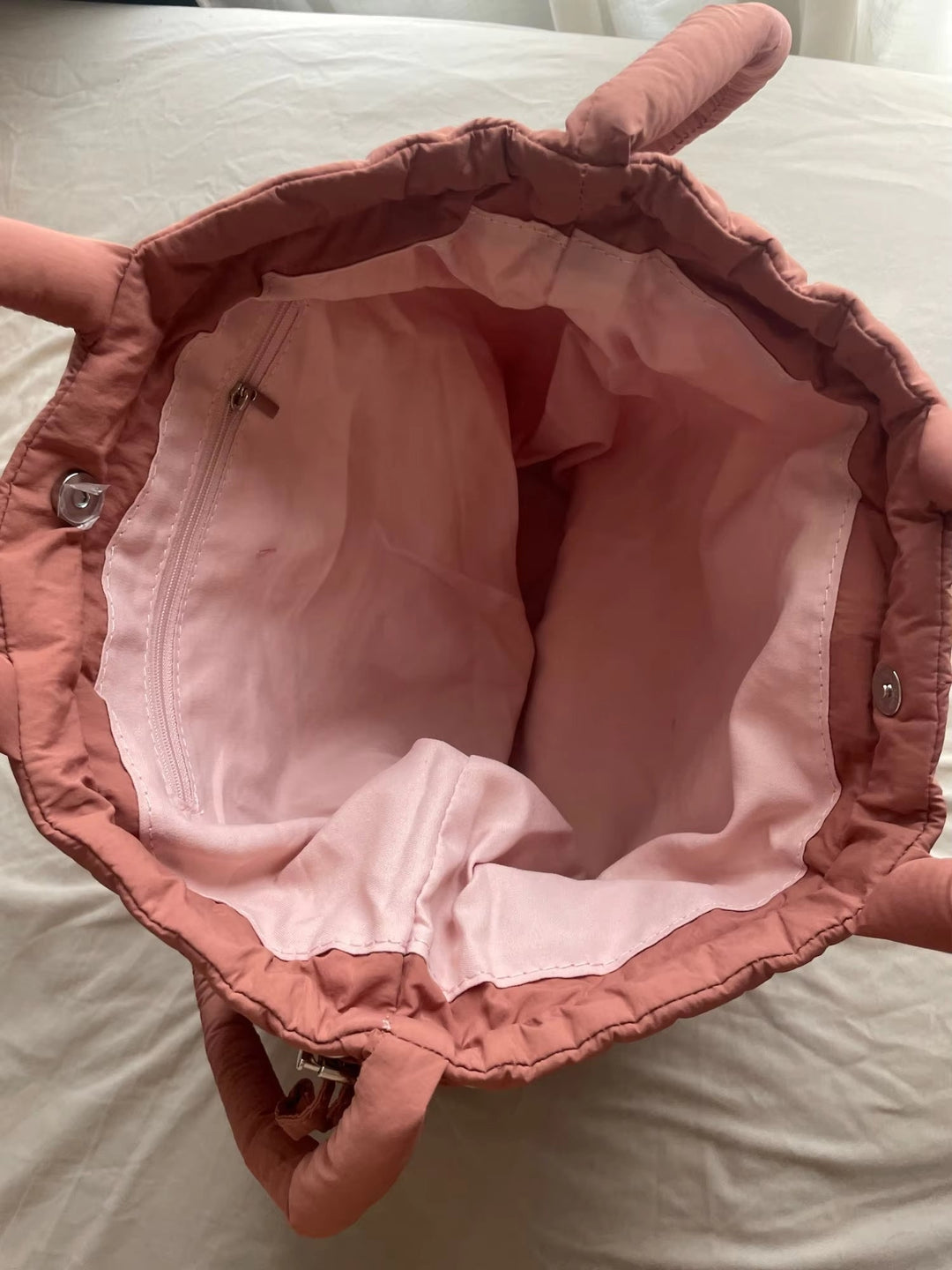 Gesteppte Damen-Shopper-Tasche im Puffer-Stil – Große Kapazität, Feine Struktur