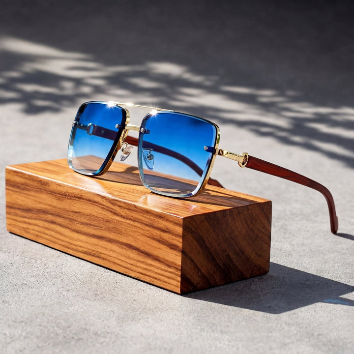 Occhiali da sole aviator donna UV400 – lenti sfumate retrò
